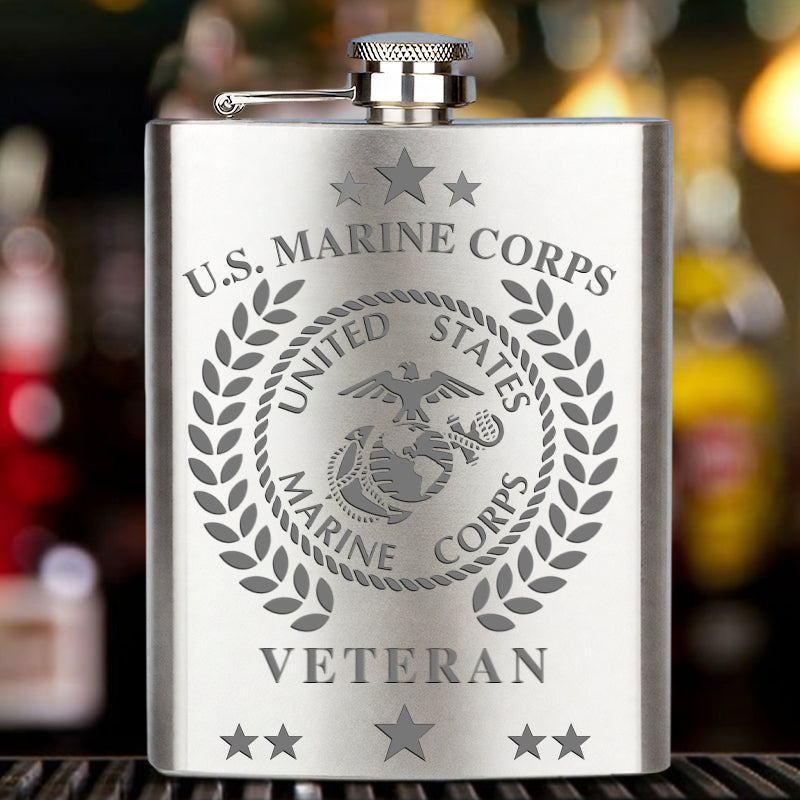 🔥49% OFF🎖️Stainless Steel Military Veteran Flasks