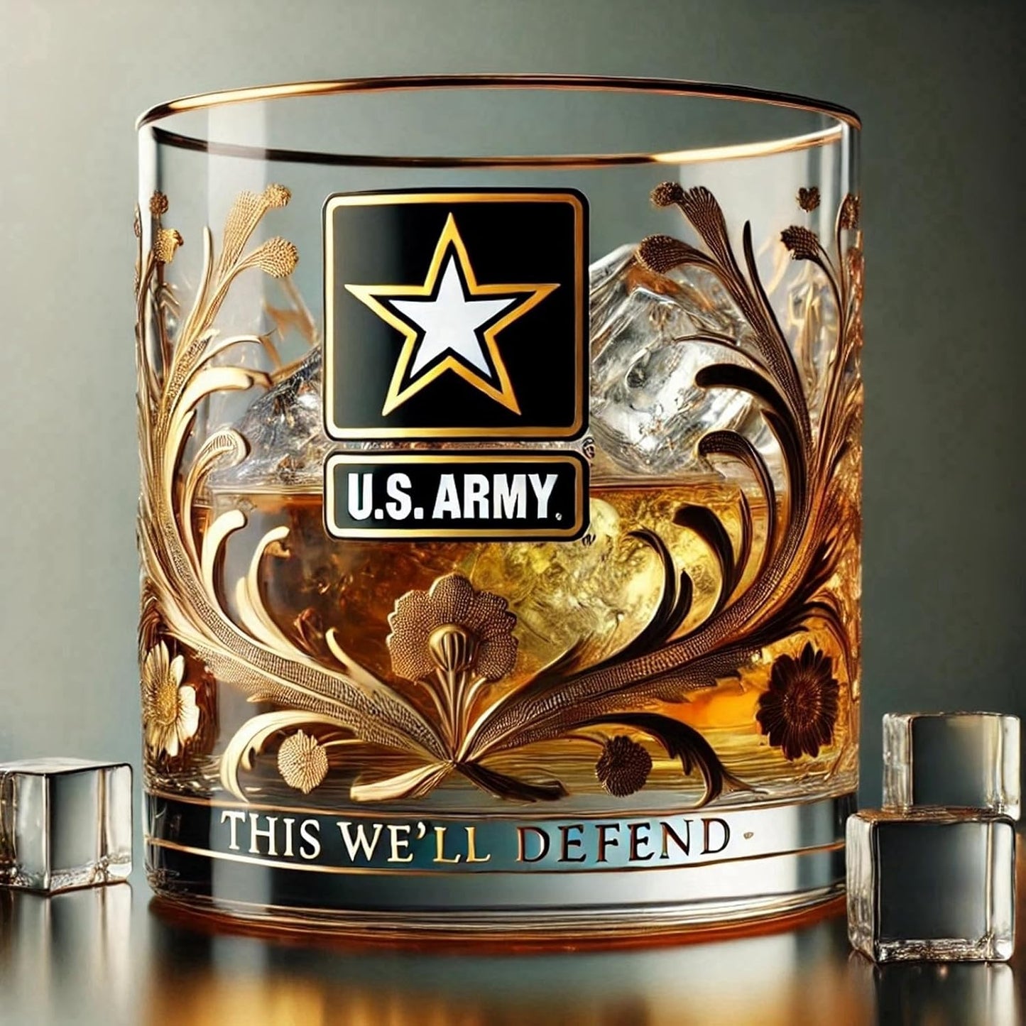 Graddi Veteran Tribute Glass